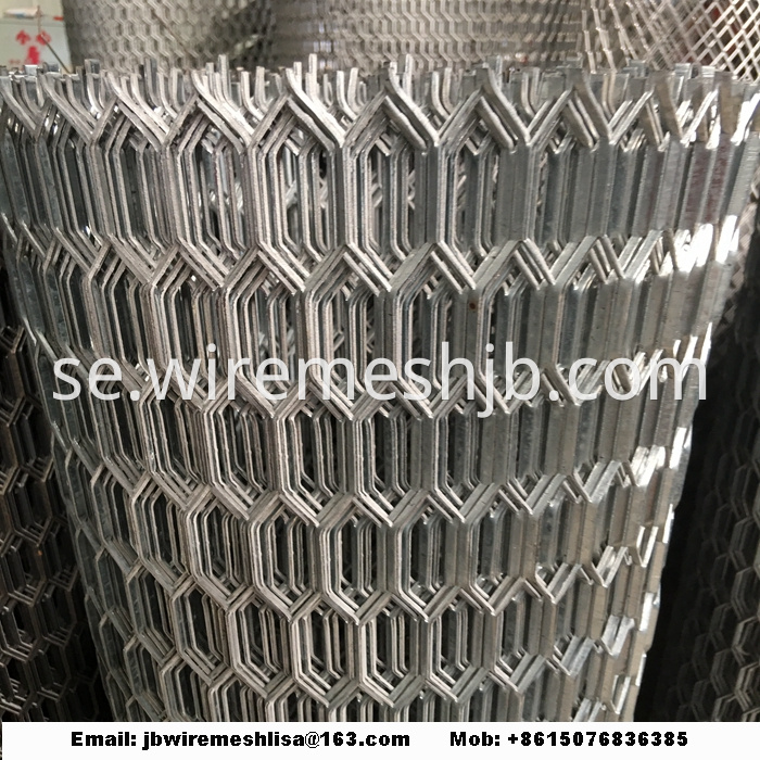 Galvanized Hexagonal Expanded Metal Mesh